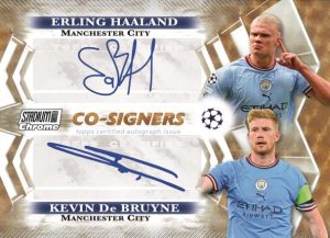Cosigners Autographs -SuperFractor, Haaland Bruyne