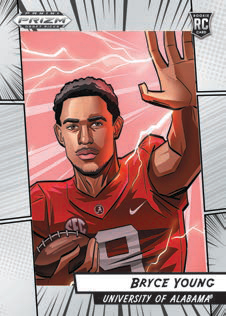 2023 Panini Prizm Draft Picks Collegiate Football - MANGA, Bryce Young