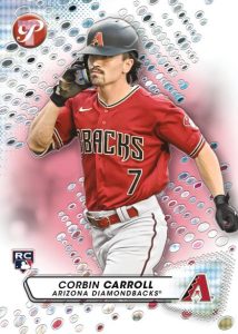 Base Card –Pristine Pink Refractor, Corin Carroll