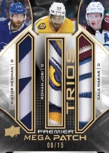 2022 23 Upper Deck Premier Hockey Hedman Josi Makar Card – 2022-23 Upper Deck Premier Hockey