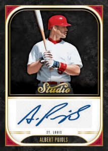 STUDIO BLACK SIGNATURES HOLO GOLD, Albert Pujols