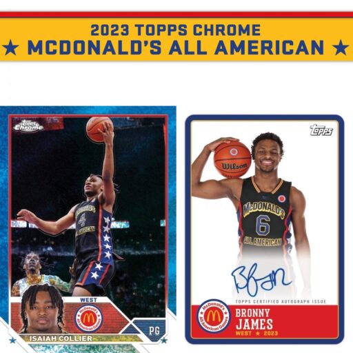 2023 Topps Chrome McDonald's All-American Basketball Hobby Box