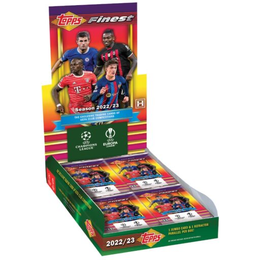 2022-23 Topps Finest Flashbacks UEFA Club Competitions Soccer Hobby Box