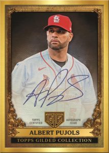 Gallery of Gold Autographs, Albert Pujols