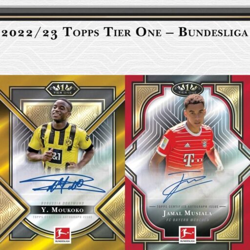 2022-23 Topps Tier One Bundesliga Soccer Hobby Box