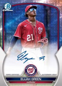 Elijah Green Autograph - 2023 Bowman Chrome Baseball Mega Box