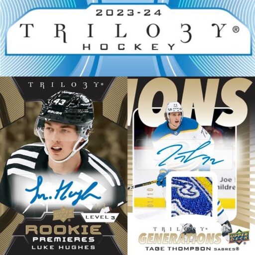 2023-24 Upper Deck Trilogy Hockey Hobby Box