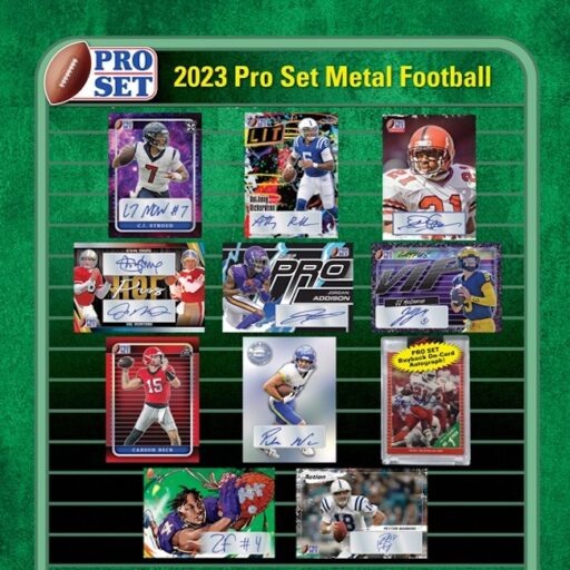 2023 Leaf Pro Set Metal Football Hobby Box