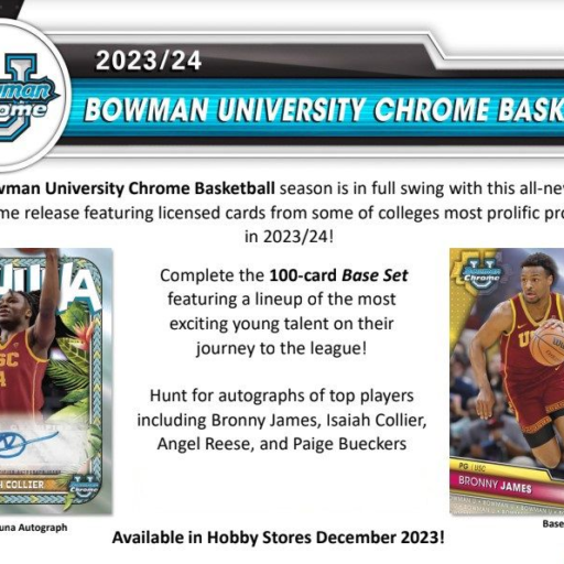 2023-24 Bowman University Chrome Basketball Breaker's Delight Box