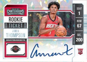 ROOKIE VARIATION CRACKED ICE TICKET, Amen Thompson