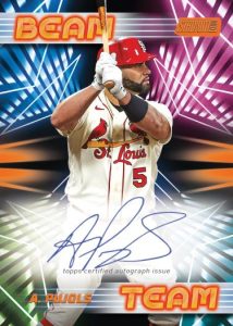 Beam Team –Autograph, Pujols