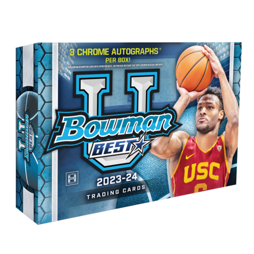 2023-24 Bowman University Best Basketball Breaker's Delight Box