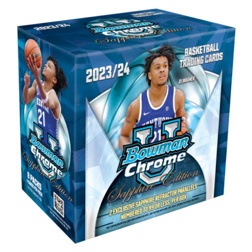 2023-24 Bowman University Chrome Sapphire Edition Basketball Hobby Box