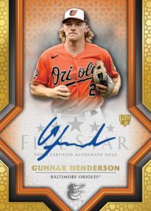 Five Star Base Autograph – Orange Parallel, Gunnar Henderson