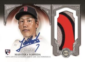 Dynasty Autographed Patch Card – Silver Parallel, Masatak Yoshida
