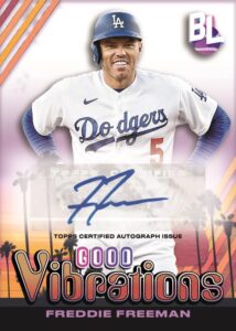 Good Vibrations Autograph Parallel, Freddie Freeman