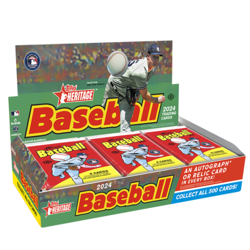 2024 Topps Heritage Baseball Hobby Box