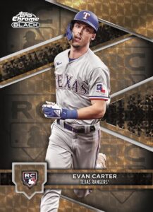 Evan Carter Rookie Variation - 2024 Topps Chrome Black Baseball