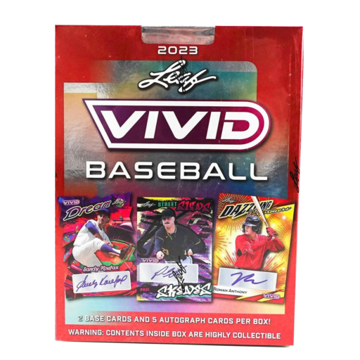 2023 Leaf Vivid Baseball Hobby Box