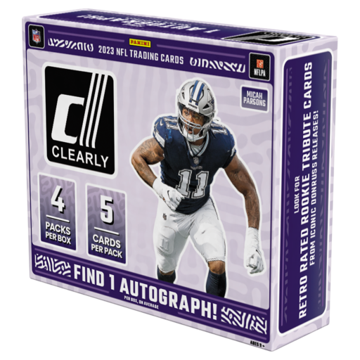 2023 Panini Clearly Donruss Football Hobby Box