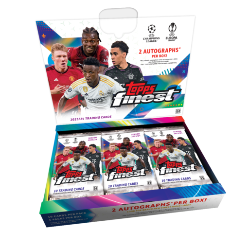 2023-24 Topps Finest UEFA Club Competitions Soccer Hobby Box