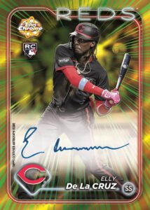 Radiating Rookies Autograph, Elly De La Cruz