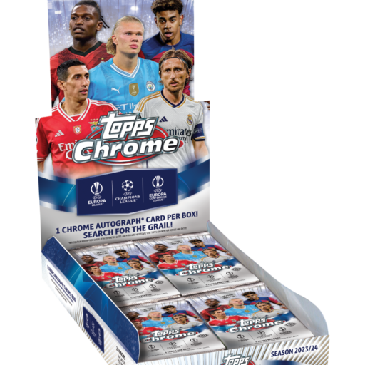 2023-24 Topps Chrome UEFA Club Competitions Soccer Hobby Box