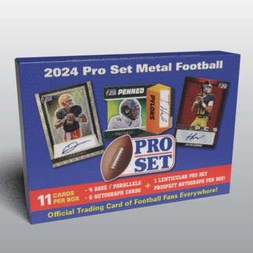 2024 Leaf Pro Set Metal Football Hobby Box