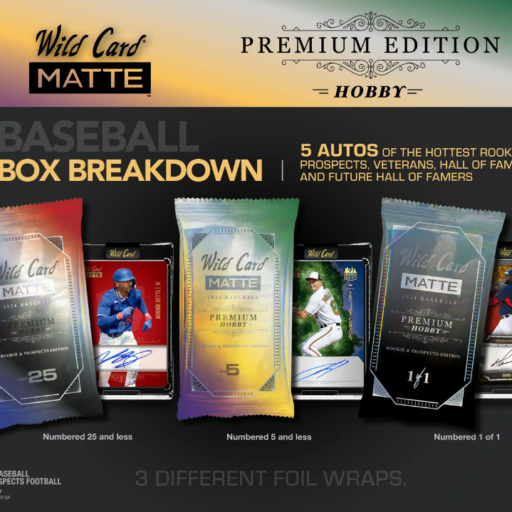 2024 Wild Card Premium Matte Baseball Hobby Box