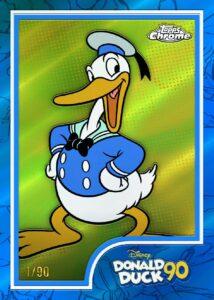 Donald Duck 90th Anniversary Blue - 2024 Topps Disney Chrome