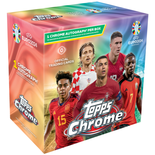 2023-24 Topps Chrome UEFA EURO Soccer Hobby Box