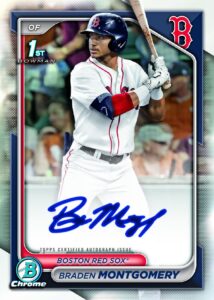 2024 Bowman Draft Baseball Braden Montgomery Prospect Autograph Card – 2024 Bowman Draft Baseball Hobby