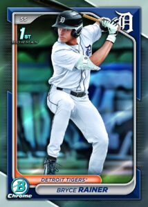 2024 Bowman Draft Baseball Bryce Rainer Prospect Chrome Card – 2024 Bowman Draft Baseball Hobby