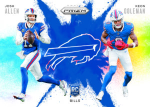 Bills Dual Color Blast - 2024 Panini Prizm Football