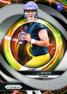 JJ McCarthy Portals - 2024 Panini Prizm Football
