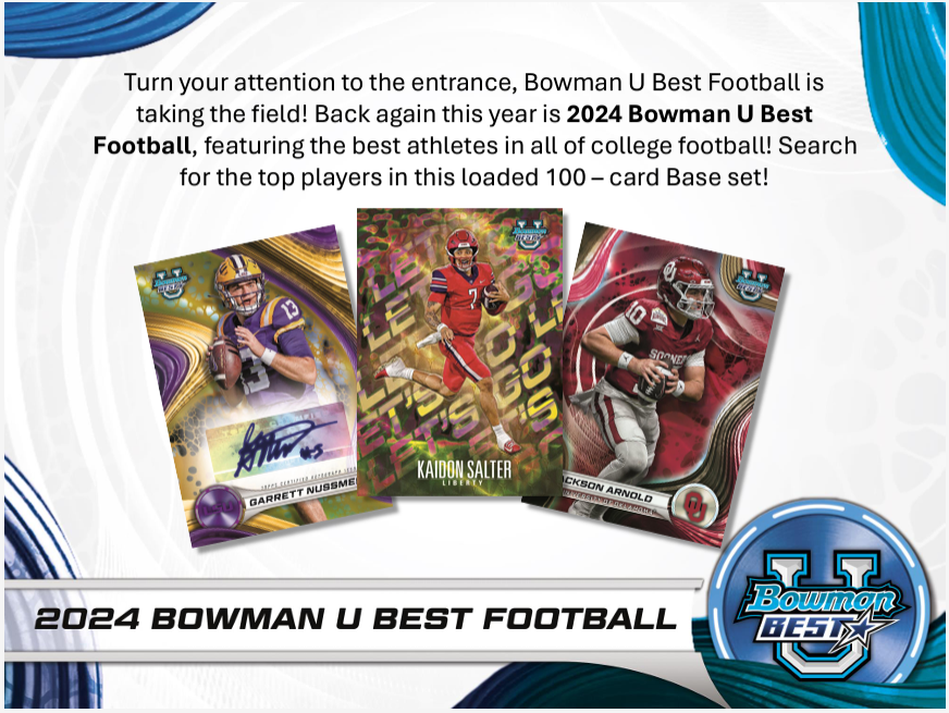 2024 Bowman University Best Football Breaker's Delight Box