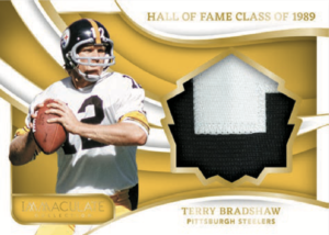 2024 Panini Immaculate Football Immaculate HOF Jerseys Bradshaw Card – 2024 Panini Immaculate Football