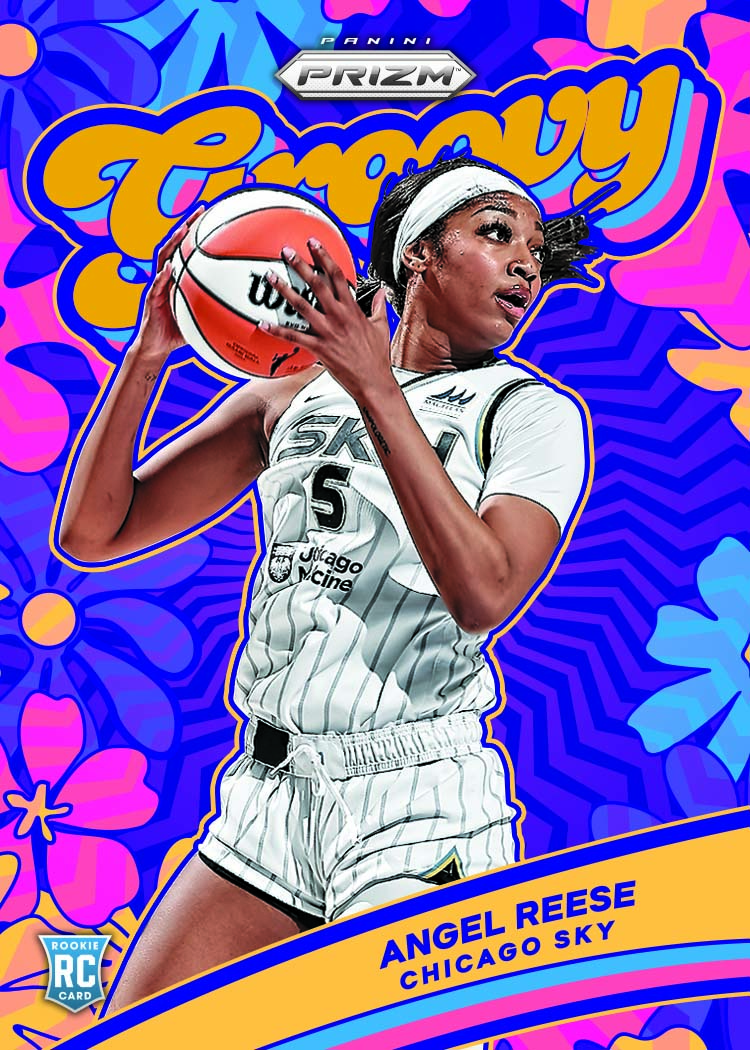 2024 Prizm WNBA Groovy Gold Reese Card – 2024 Panini Prizm WNBA Basketball