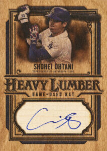 2025 Topps Series 1 Baseball Shohei Ohtani Heavy Lumber Autographed Relics Card – 2025 Topps Series 1 Baseball Jumbo