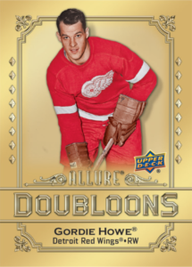 Gordie Howe Doubloons Card – 2024-25 Upper Deck Allure Hockey