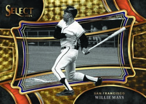 2024 Panini Select Baseball Base Set Diamond Level Gold Vinyl Prizms Mays Card – 2024 Panini Select Baseball