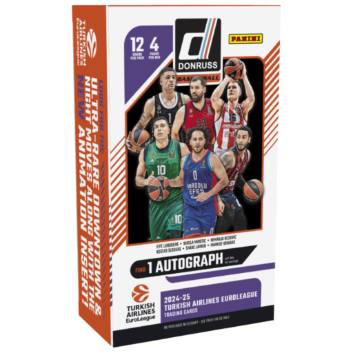 2024 25 Panini Donruss Turkish Airlines EuroLeague Box Image Card – 2024-25 Donruss EuroLeague Basketball