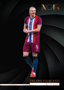 2024 25 Panini Noir Soccer Trading Card Box Base Erling Haaland Card – 2024-25 Panini Noir Soccer Trading Card Box