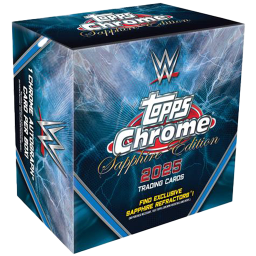 2025 Topps Chrome Sapphire WWE Hobby Box