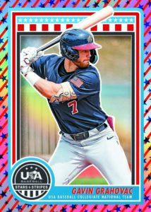 2025 Panini USA Stars and Stripes Baseball Gavin Grahovac Card – 2025 Panini USA Stars & Stripes Baseball