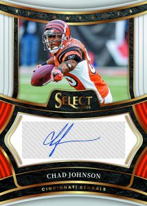 Chad Johnson Signatures Card – 2024 Panini Select Football Hobby