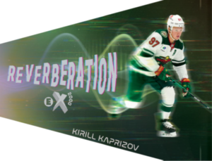 Kirill Kaprizov Reverberation Card – 2023-24 Upper Deck Skybox E-X 2000 Hockey