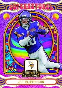 2024 Panini Contenders Football Insert Supernatural Justin Jefferson Card – 2024 Panini Contenders Football