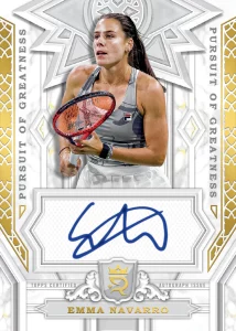 2024 Topps Royalty Tennis Autograph Emma Navarro Card – 2024 Topps Royalty Tennis