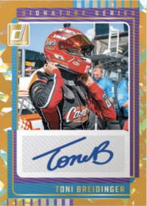 2025 Donruss Racing Autograph Toni Breidinger Card – 2025 Donruss Racing NASCAR